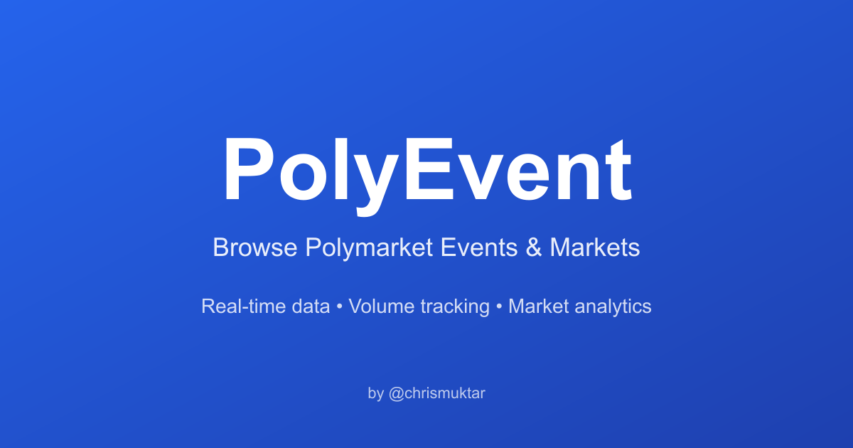 PolyEvent - Browse Polymarket Events & Markets